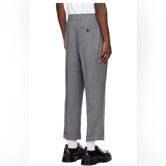Ami Paris Gray Tailored Trousers - Picture 1 of 9